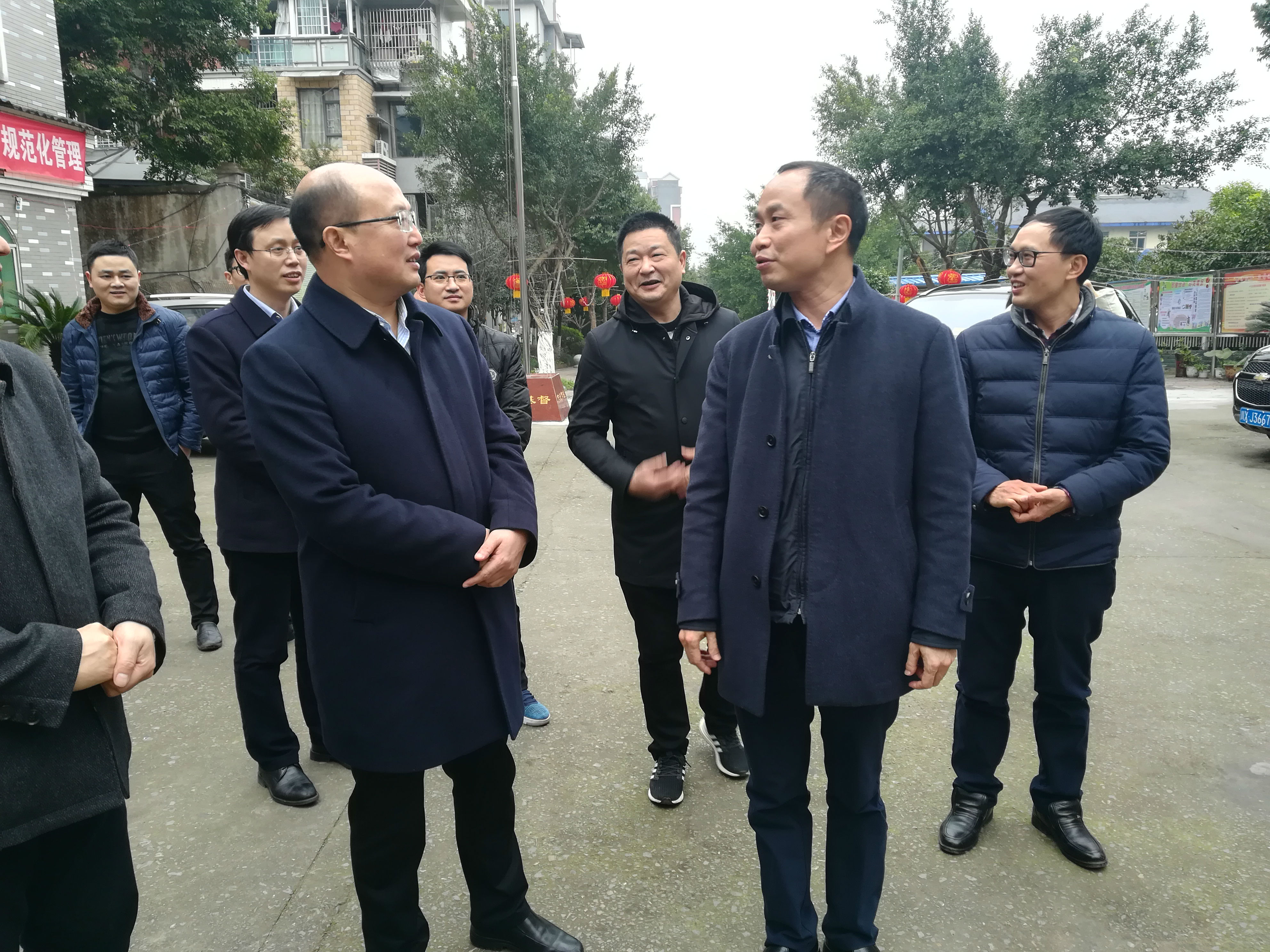 陈伟赴广安区开展春节慰问暨节前安全检查